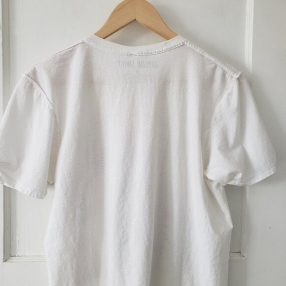 Taylor Swift RED Taylors Version Album Ringer Album Cotton Tee White Sz M - Picture 8 of 11